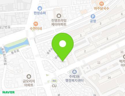 부산광역시 사상구 냉정로 3-4 (주례동) 지도