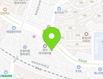 부산광역시 사상구 백양대로 489 (주례동) 지도