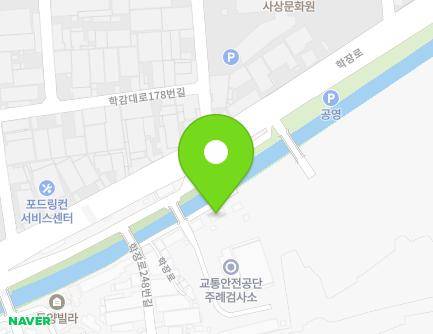 부산광역시 사상구 학장로 258-1 (주례동) 지도