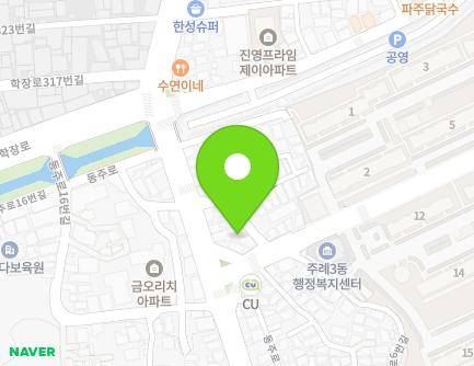 부산광역시 사상구 냉정로 3-3 (주례동) 지도