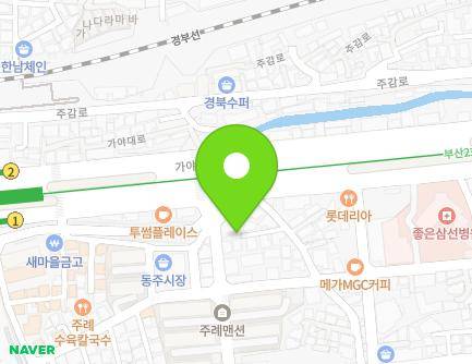 부산광역시 사상구 가야대로306번길 7 (주례동) 지도