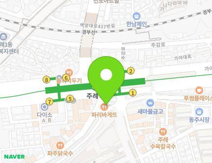 부산광역시 사상구 가야대로282번길 1 (주례동) 지도