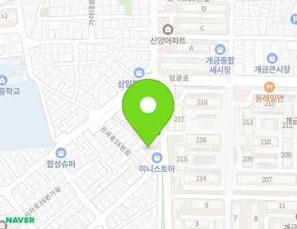 부산광역시 사상구 진사로 46-1 (주례동) 지도