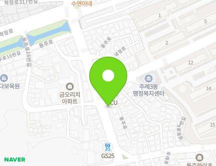 부산광역시 사상구 동주로 17 (주례동) 지도