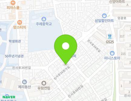 부산광역시 사상구 진사로36번가길 8-4 (주례동) 지도