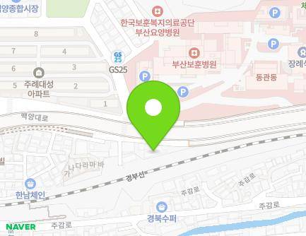 부산광역시 사상구 백양대로 419 (주례동) 지도