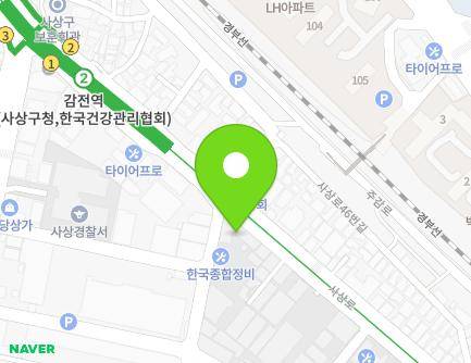 부산광역시 사상구 사상로 71 (주례동) 지도