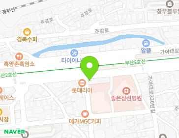 부산광역시 사상구 가야대로 318 (주례동) 지도