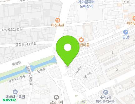 부산광역시 사상구 동주로 3 (주례동, 황금돈) 지도