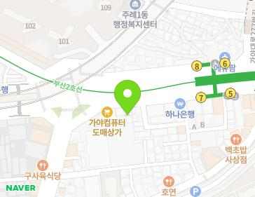 부산광역시 사상구 가야대로 260 (주례동, 포시즌편의점) 지도