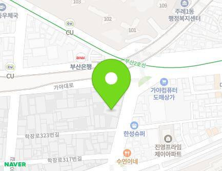 부산광역시 사상구 학장로 325 (주례동, 주례자연병원) 지도