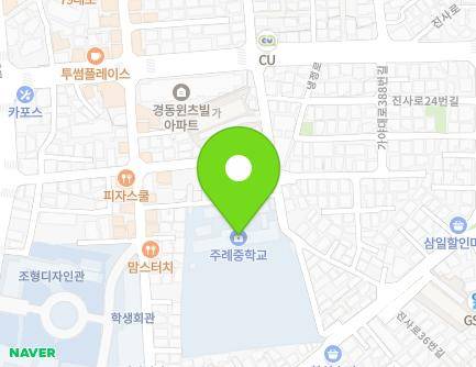 부산광역시 사상구 가야대로378번길 68 (주례동, 주례중학교) 지도