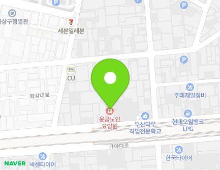 부산광역시 사상구 가야대로 187 (주례동, 윤금노인요양원) 지도