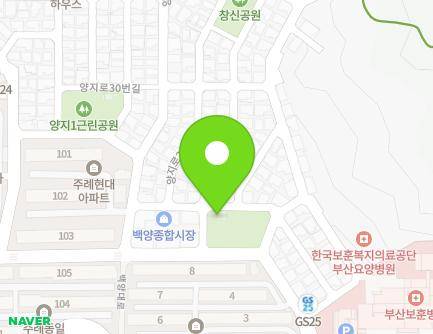 부산광역시 사상구 양지로 18 (주례동, 양지마을회관) 지도