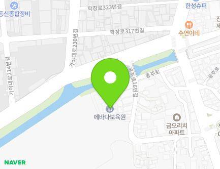 부산광역시 사상구 동주로16번길 43 (주례동, 에바다보육원) 지도