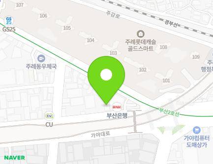 부산광역시 사상구 사상로 5 (주례동, 부산은행사상지점) 지도
