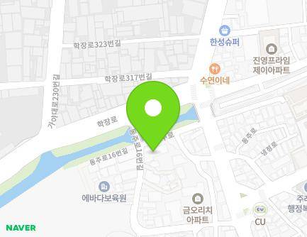 부산광역시 사상구 동주로 2-11 (주례동, 고운어린이집) 지도