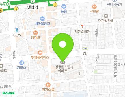 부산광역시 사상구 냉정로 120 (주례동, 경동윈츠빌) 지도