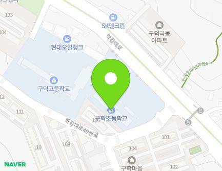 부산광역시 사상구 학감대로 49 (학장동, 구학초등학교) 지도