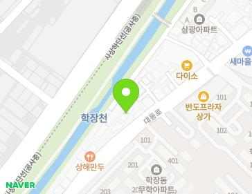 부산광역시 사상구 대동로 77 (학장동, 새한주택) 지도