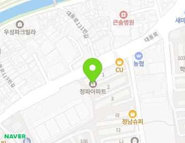 부산광역시 사상구 대동로 138 (학장동, 청파아파트) 지도