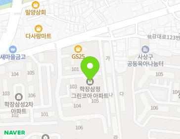 부산광역시 사상구 학감대로123번길 67 (학장동, 학장동삼정그린코아아파트) 지도