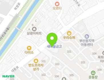 부산광역시 사상구 대동로 100-1 (학장동) 지도