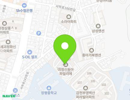 부산광역시 사하구 사하로142번길 38 (괴정동, 괴정신동아파밀리에) 지도