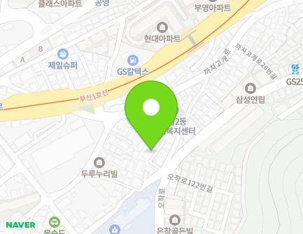 부산광역시 사하구 오작로 121-1 (괴정동, 구산) 지도