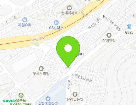 부산광역시 사하구 오작로 121 (괴정동, 화이트빌) 지도