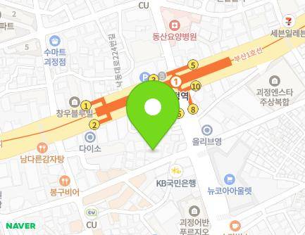 부산광역시 사하구 사하로197번길 10 (괴정동) 지도