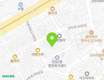 부산광역시 사하구 낙동대로171번길 26-8 (괴정동) 지도