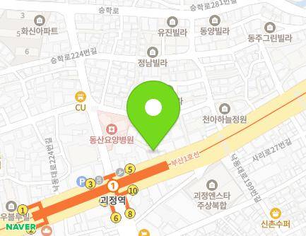 부산광역시 사하구 낙동대로 210 (괴정동) 지도