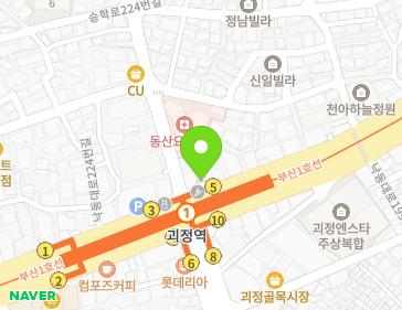 부산광역시 사하구 낙동대로 214-1 (괴정동) 지도