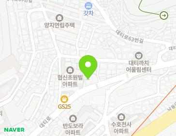 부산광역시 사하구 대티로 49 (괴정동) 지도