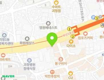 부산광역시 사하구 낙동대로 237 (괴정동) 지도