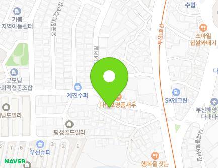 부산광역시 사하구 윤공단로 9 (다대동) 지도