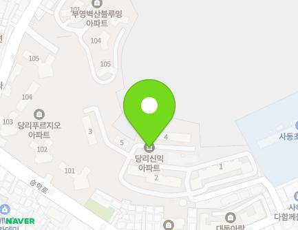 부산광역시 사하구 승학로 123-4 (당리동, 당리신익아파트) 지도