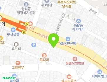 부산광역시 사하구 낙동대로 387 (당리동) 지도