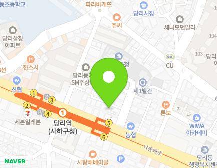 부산광역시 사하구 낙동대로398번길 3-1 (당리동) 지도