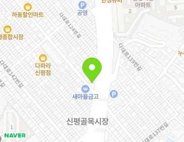 부산광역시 사하구 다대로 128 (신평동) 지도