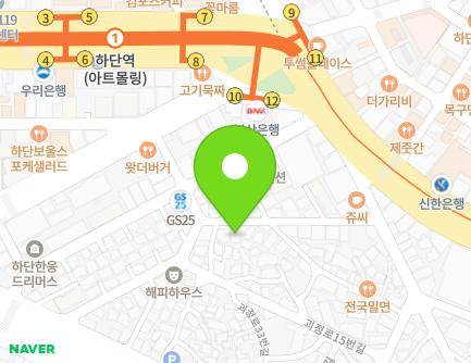 부산광역시 사하구 낙동대로451번안길 23 (하단동) 지도
