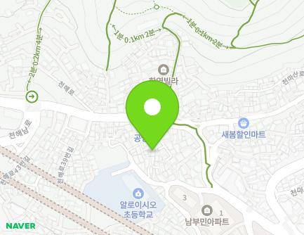 부산광역시 서구 천해로 27-18 (남부민동, 황금빌라) 지도