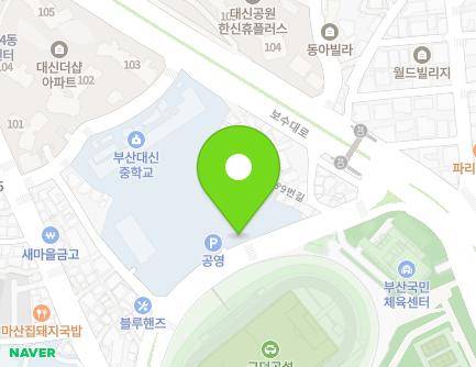 부산광역시 서구 대신로 127 (서대신동3가, 구덕공영주차장) 지도