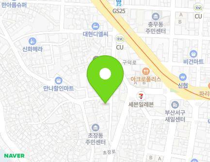 부산광역시 서구 아미초장로 25-4 (초장동, 대근아트빌라) 지도