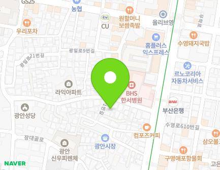 부산광역시 수영구 수영로 609-18 (광안동) 지도