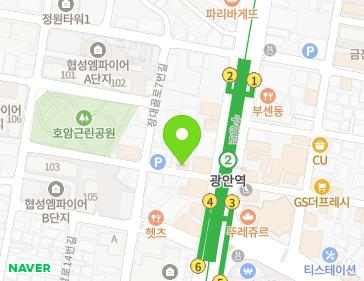 부산광역시 수영구 수영로581번길 8 (광안동) 지도