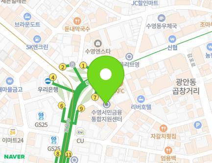 부산광역시 수영구 수영로 690-5 (광안동) 지도
