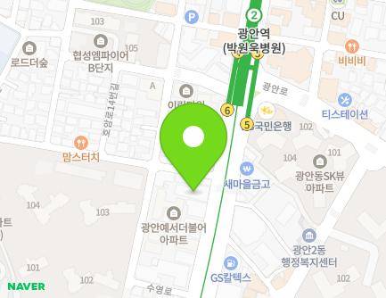 부산광역시 수영구 수영로 563-1 (광안동, 가나안요양병원) 지도