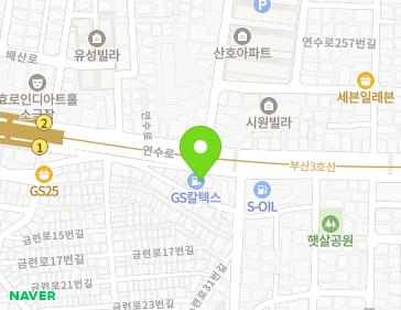 부산광역시 수영구 연수로 250 (망미동, 주유소) 지도